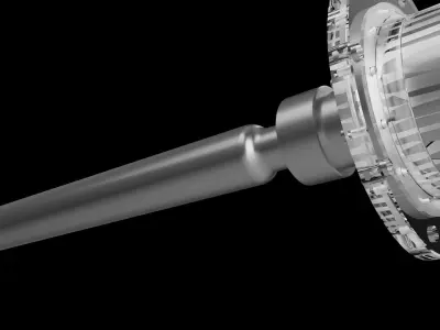 Anti-rotor helicopter gear 3D print model