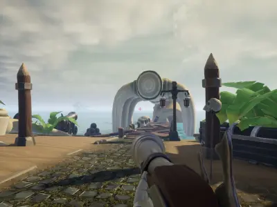 Stylized 3D Island UE4 Low-poly 3D model