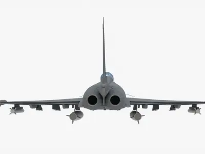 8K EF-2000 Low-poly 3D model