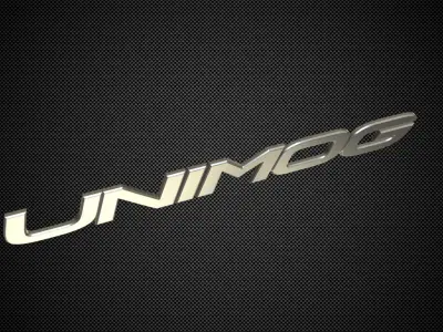 unimog logo 3D model