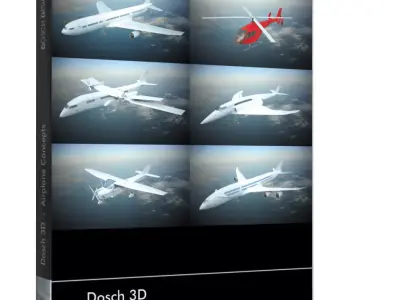 Dosch 3D - Airplane Concepts 3D model