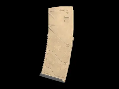 FB Radom AR-15 Polimer Magazine Low-poly 3D model