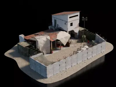 Warzone - Temp Garage 3D model