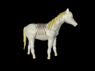 circus horse 3D model