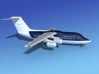 BAe 146-100 Liberty Air 3D model