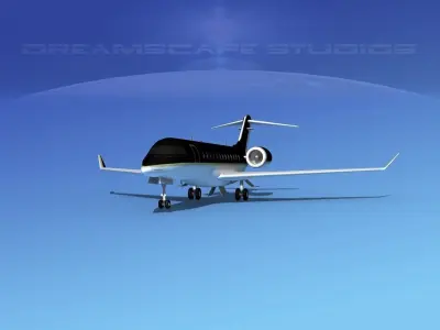 Bombardier Global Express 6000 V12 3D model