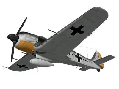 Focke Wulf Fw190 A8 3D model