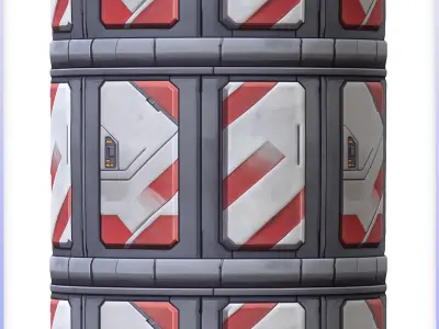 SciFi Seamless Texture Texture 64