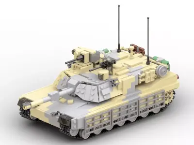 MocBricks3D - Lego M1A2 Abrams 3D print model