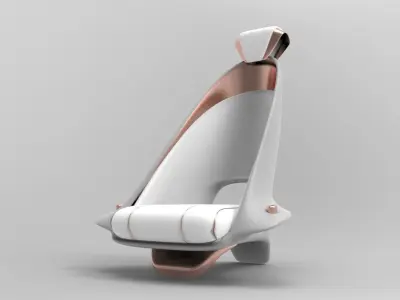 Car seat concept model - The CUDDLE concept 3D model