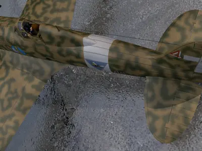 Macchi Mc-200 Saetta 3D model