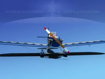 Flybaby biplane 3D model