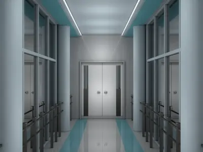 Futuristic Interior 3D model order
