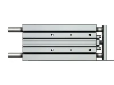 Cilindro SMC 12MGPL40200Z000 Cylinder 3D model