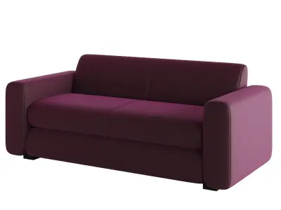 Purple Sofa Free 3D model