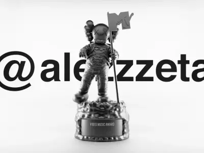 Kaws MTV Moonman Video Music Awards Trophy for Print 3D print model