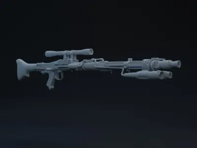 DLT-19D Blaster One-Twelfth Scale 3D print model purchase