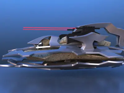 Aircraft Battle Robot 3D model