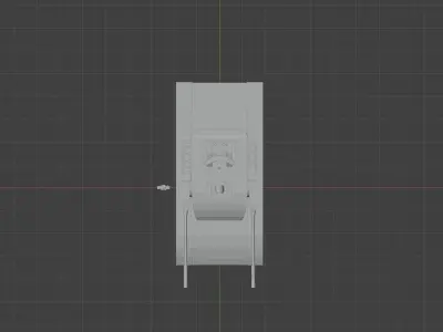 Shadowguard Gun Mount Type 1A1 Low-poly 3D model