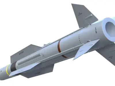 AIM-174B Gunslinger Missile 3D model