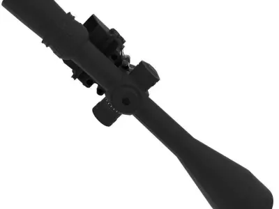 Reflectoscope 3D rifle scope 3D model