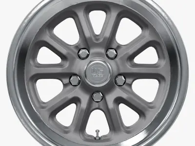 US Mags Rambler Wheel Textured Gray 3D model