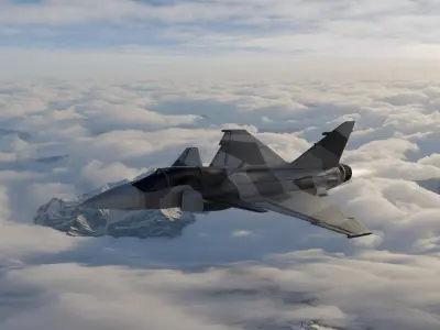 JAS 39 Gripen 3D model