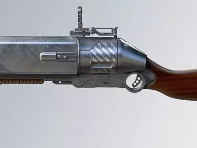 Conceptual Gun Free 3D model