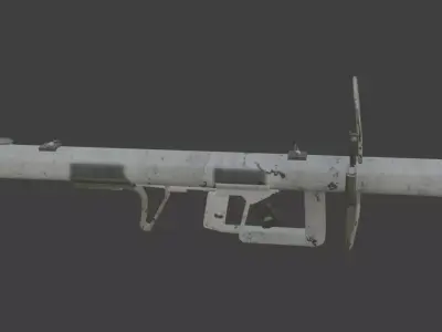 panzerschreck rocket 3D model