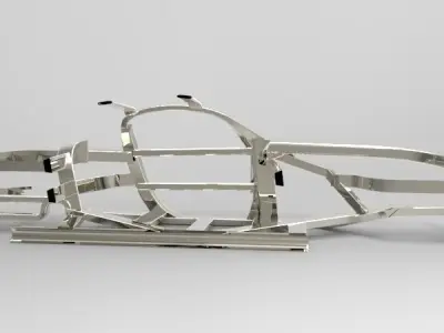 Shield DR3 Titanium Frame Free 3D model