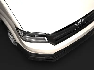 MAN TGE Chassis Single-Cab 2017 3D model