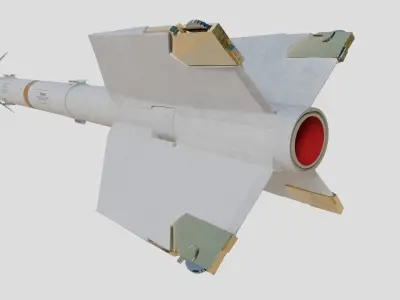 AIM-9L Sidewinder Air-to-air missile 3D model
