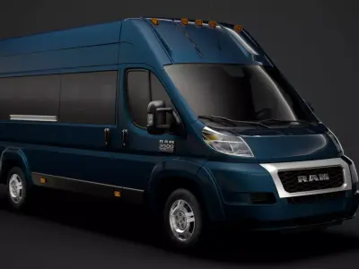 Ram Promaster Window Van 3500 H3 159WB EXT 2020 3D model