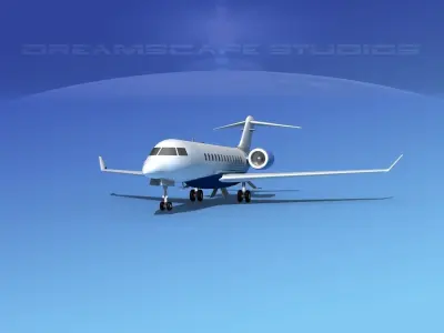 Global Express 6000 V08 3D model