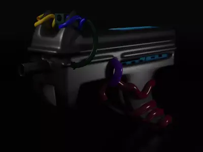 water gun Free 3D model