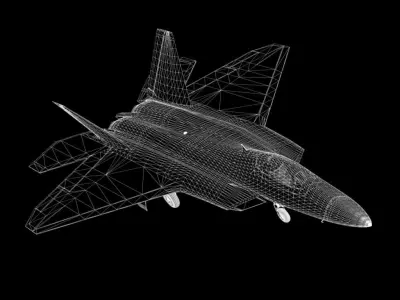 F22 Raptor Aircraft 3D model