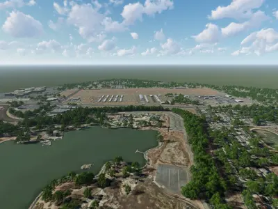 Reid-Hillview Airport 3D model