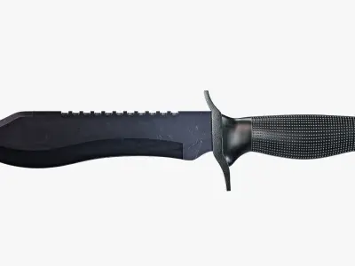 Fixed Knife 3D model