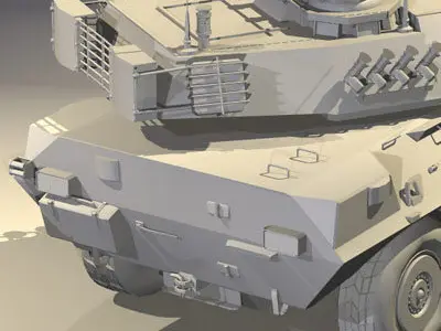 Centauro B1 tank destroyer 3D model