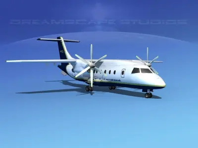 Dornier 328-130 Air Charter Intl 3D model