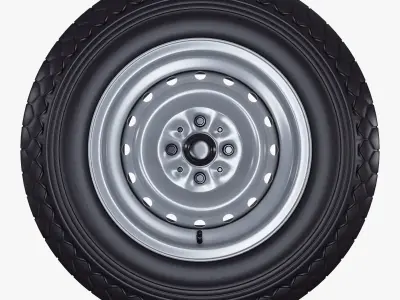 Car Wheel M 1 3D model
