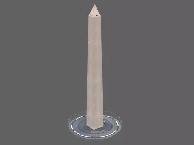 Washington Monument 3d Model 3D model