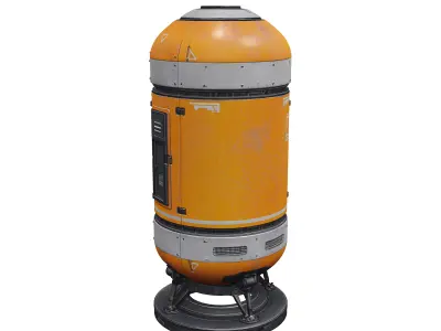 Scifi Capsule 01 3D model