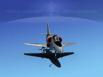 Douglas A-4E Skyhawk SOPV01 3D print model