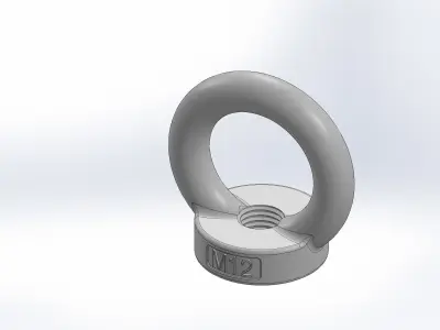 Eye Nut M12 3D model