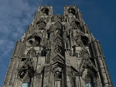 Victorian Gothic Facade 3D model