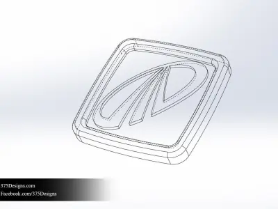 Request Tata Mahindra Logo Free 3D model