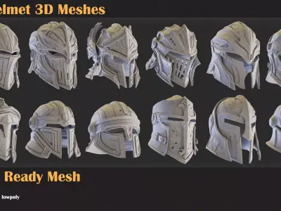 MK-Helmet-VOL73 3D model