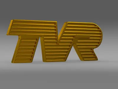 Tvr Logo 3D model