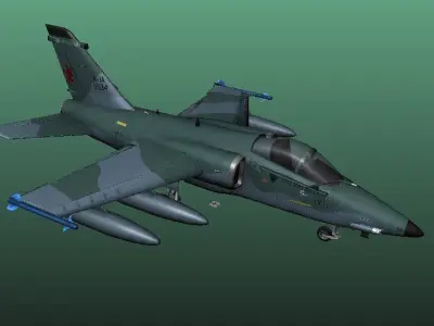 MX Brazilian Air Force Low-poly 3D model